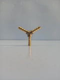 BRASS ADAPTOR WYE Y SHAPE