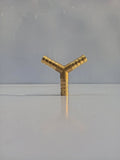 BRASS ADAPTOR WYE Y SHAPE