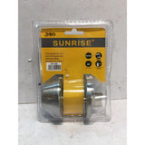SUNRISE Door Knob and Keyed Entry (587-SS, 101-SS)