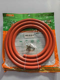 LPG Hose 2M Orange/Silver