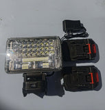 5/8 inch Cordless LED Work Light Rechargeable Outdoor Spotlight for Home & Camping