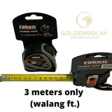 FINDER Steel tape 10m w/ ft & 5m w/ ft. and 3m & 5m without ft.