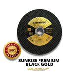 SUNRISE Black & Gold Cutting Disc 4"