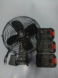 Cordless Fan - 8 inch 40000MAH Rechargeable Fan 3 batteries