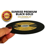 SUNRISE Black & Gold Cutting Disc 4"