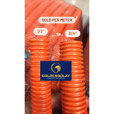 ORANGE FLEXIBLE HOSE (1/2 AND 3/4)