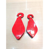 Red Steel Pulley Heavy Duty