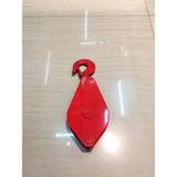Red Steel Pulley Heavy Duty