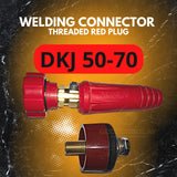 Threaded Welding Cable Connector Set (DKJ10-25, DKJ35-50, DKJ50-70)