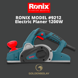 RONIX MODEL #9212 Electric Planer 1200W