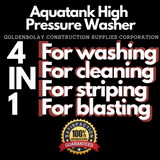 AQUATANKPortable High-Pressure Washer - Induction Motor