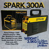 Spark Inverter Welding Machine - 300A Black&Yellow Portable Complete Accesories